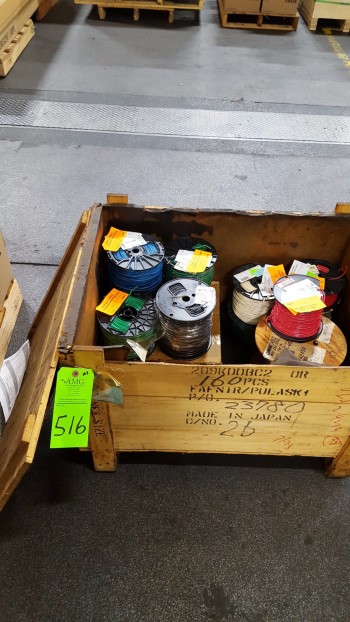 LOt of Misc Wire (12) spools of 500 ft each