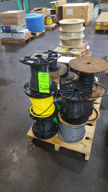Lot 14 spools misc. Industrial wire