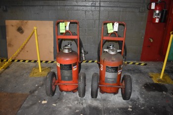 Lot of (4) Dry Chemical Fire Extuingshers