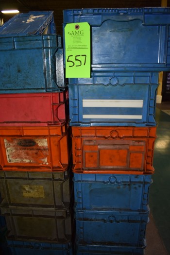 (6) Skids of plastic Totes