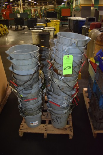Pallet of approx. 45 Plastic Buckets