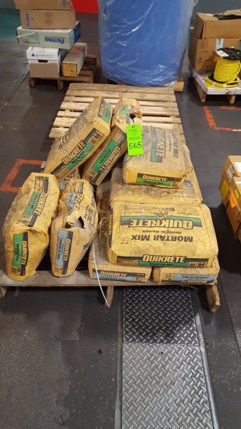 Pallet of Quick-Crete Concrete & Mortar mix