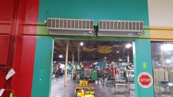 Lot of (4) Dayton Air Curtains