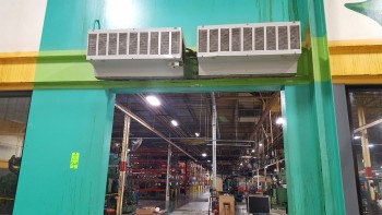 Lot of (2) Dayton Air Curtains
