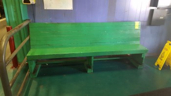 8\' Park Bench, 5\' Retro Lounge Couch