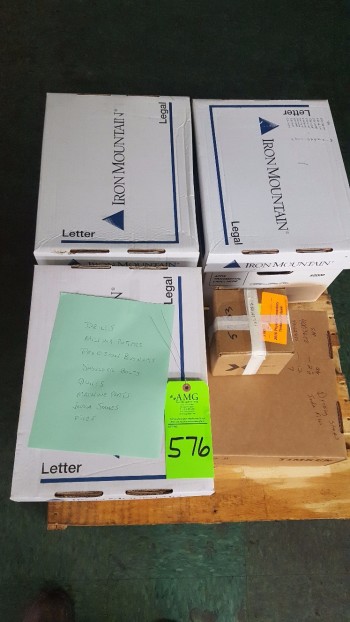 Lot of (3) boxes w misc. Cutters, Bushings, Shoulder bolts, Grinding quills