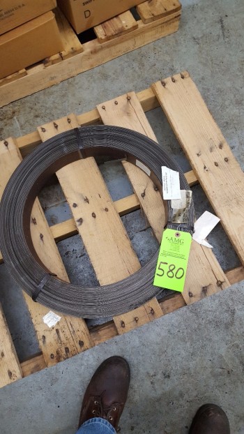 Lot of Coil of 5/8 wide galvanized HD banding material