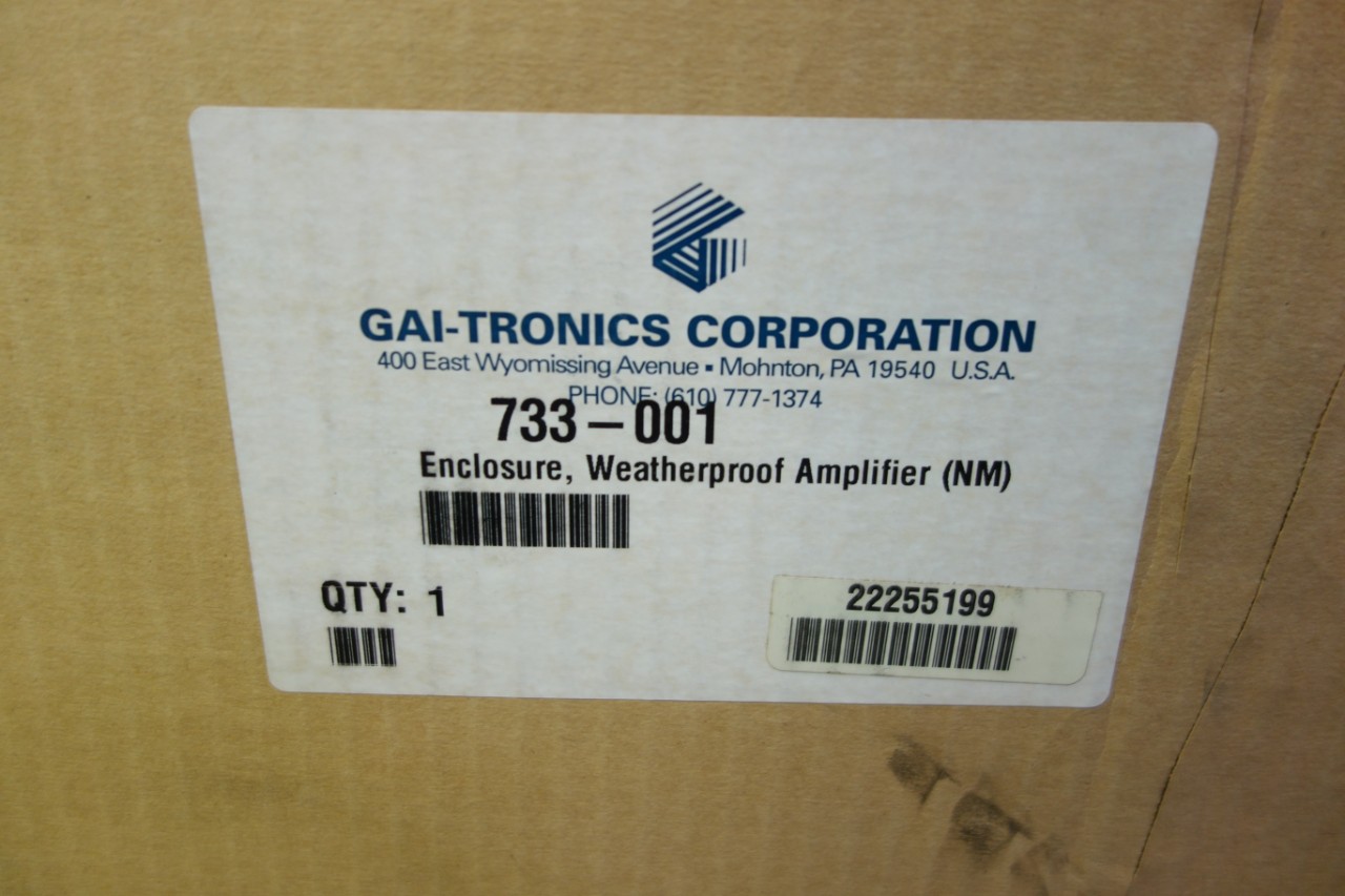 PALLET OF GALTRONICS 733001 WEATHERPROOF AMPLIFIER ENCLOSURES