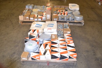 3 PALLETS OF ASSORTED CONDUIT FITTINGS