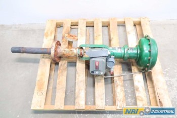 FISHER 2 IN 657 DVC6010 PNEUMATIC FLANGED CONTROL VALVE