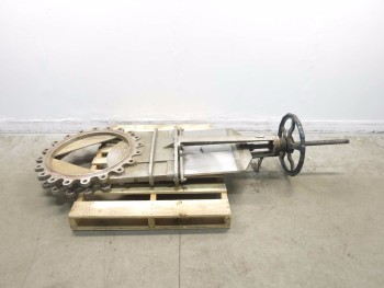 FLOW CONTROL COMPONENTS 24B 24 IN FLANGED KNIFE GATE VALVE