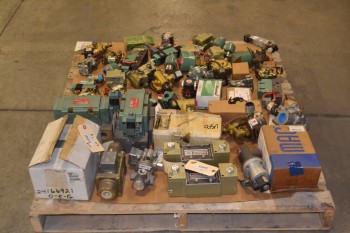 1 PALLET OF ASSORTED SOLENOID VALVES