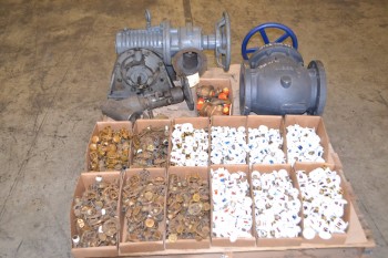 LOT OF ASSORTED VALVES, NIBCO, VIKING, NEWCO, GLOBE