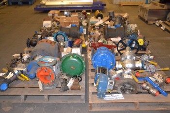6 PALLETS OF ASSORTED VALVES 3/4\