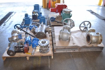 4 PALLETS OF ASSORTED VALVES