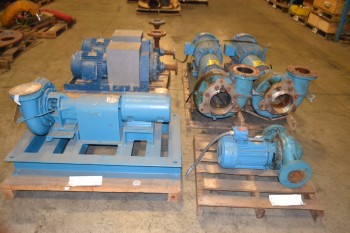 4 PALLETS OF ASSORTED PACO CENTRIFUGAL PUMPS