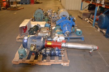 7 PALLETS OF ASSORTED PUMPS