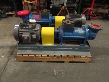 LOT OF 2 IMO BOILER FEED PUMP W/ 20 HP MOTOR