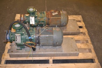 LOT OF 2 ANSIMAG K1516-CA MAGNETIC DRIVE PUMPS