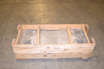 CRATE OF 12 HEAT EXCHANGER PLATES