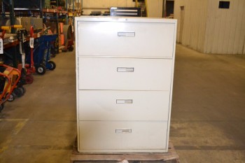 LOT OF 2 4-DRAWER FILING CABINETS