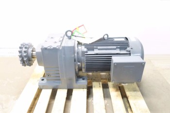 SEW EURODRIVE R107DV180L4-KS ELECTRIC MOTOR