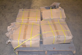 LOT OF 4 200-2C ROLLER CHAIN, 10 FT EACH, 2 1/2 IN PITCH