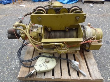 Yale 3 Ton Spark Resistant Cable King Air Powered Wire Rope Hoist