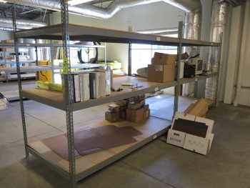 (2) SECTIONS OF STORAGE RACKING, 8\' x 4\' x 7\' W/O CONTENTS
