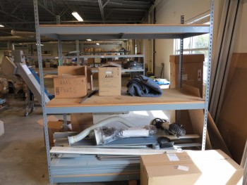 SECTION OF STORAGE RACKING, 8\' x 4\' x 7\' W/O CONTENTS