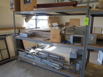 SECTION OF STORAGE RACKING, 8\' x 4\' x 7\' W/O CONTENTS
