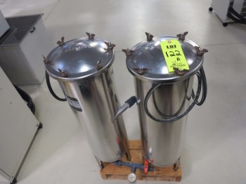 LOT OF (2) EBBCO PARTICAL FILTRATION TANKS