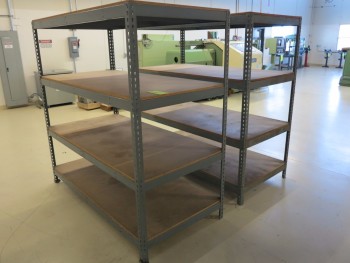 LOT OF (2) SHELF UNITS