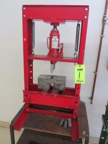 AMRAX, 12 TON HYDRAULIC SHOP PRESS, MODEL DG12B
