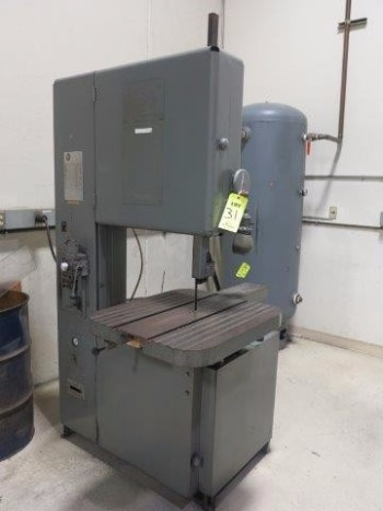 GROB VERTICAL BANDSAW, MODEL 4V24