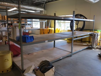 (2) SECTIONS OF STORAGE RACKING, 8\' x 4\' x 7\' W/O CONTENTS
