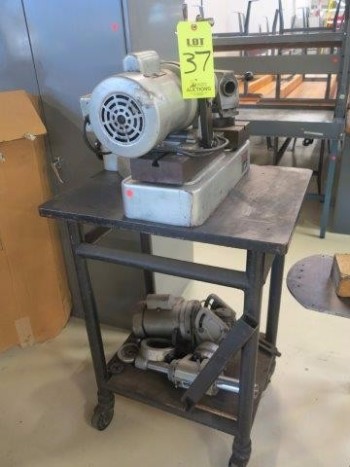 CUT-MASTER TOOL GRINDER, MODEL FCG-30, S/N 1266B W/ STAND