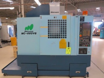 1999 MATSUURA MC-600 VF CNC VERTICAL MACHINING CENTER