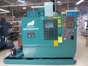 1998 MATSUURA MC-600 VF CNC VERTICAL MACHINING CENTER