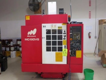 1998 MATSUURA MC-510 VG CNC VERTICAL MACHINING CENTER