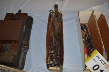 LOT OF ASSORTED DRILL BITS AND TAPS