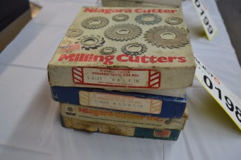 LOT OF 4 SIDE MILLING CUTTERS
