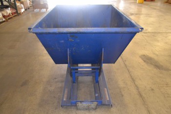 VESTIL D-100-HD STEEL DUMPSTER HOPPER