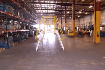 COTTERMAN ALUMINUM CONVEYOR WALK OVER LADDER