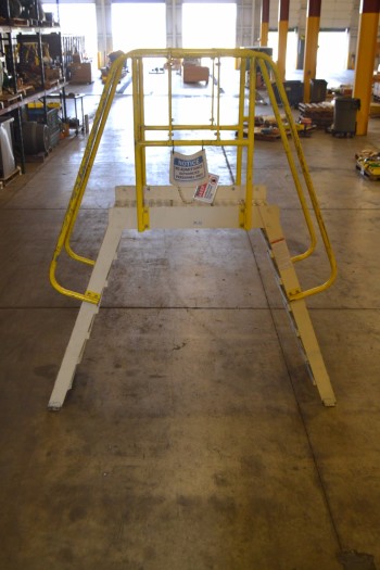COTTERMAN ALUMINUM CONVEYOR WALK OVER LADDER