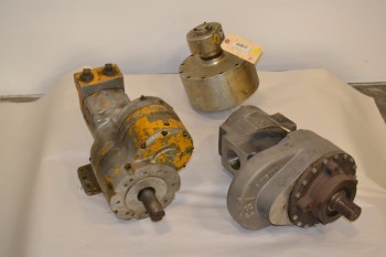 LOT OF 3 ASSORTED PNEUMATIC MOTORS