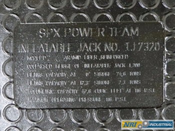 SPX IJ7320 POWER TEAM LIFT INFLATABLE JACK