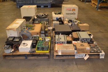 4 PALLETS OF ASSORTED ELECTRICAL CONTROLS
