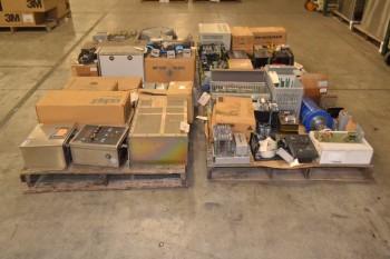 4 PALLETS OF ASSORTED ELECTRICAL CONTROLS