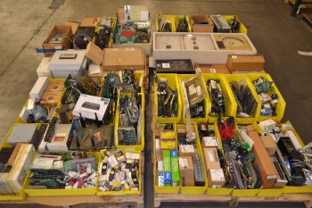 4 PALLETS OF ASSORTED ELECTRICAL CONTROLS